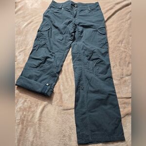 KUHL Splash Roll Up Pants Cargo Shadow Size 10 Short